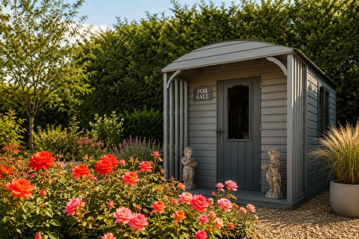 Shepherd Hut with Porch — 7ft x 8ft